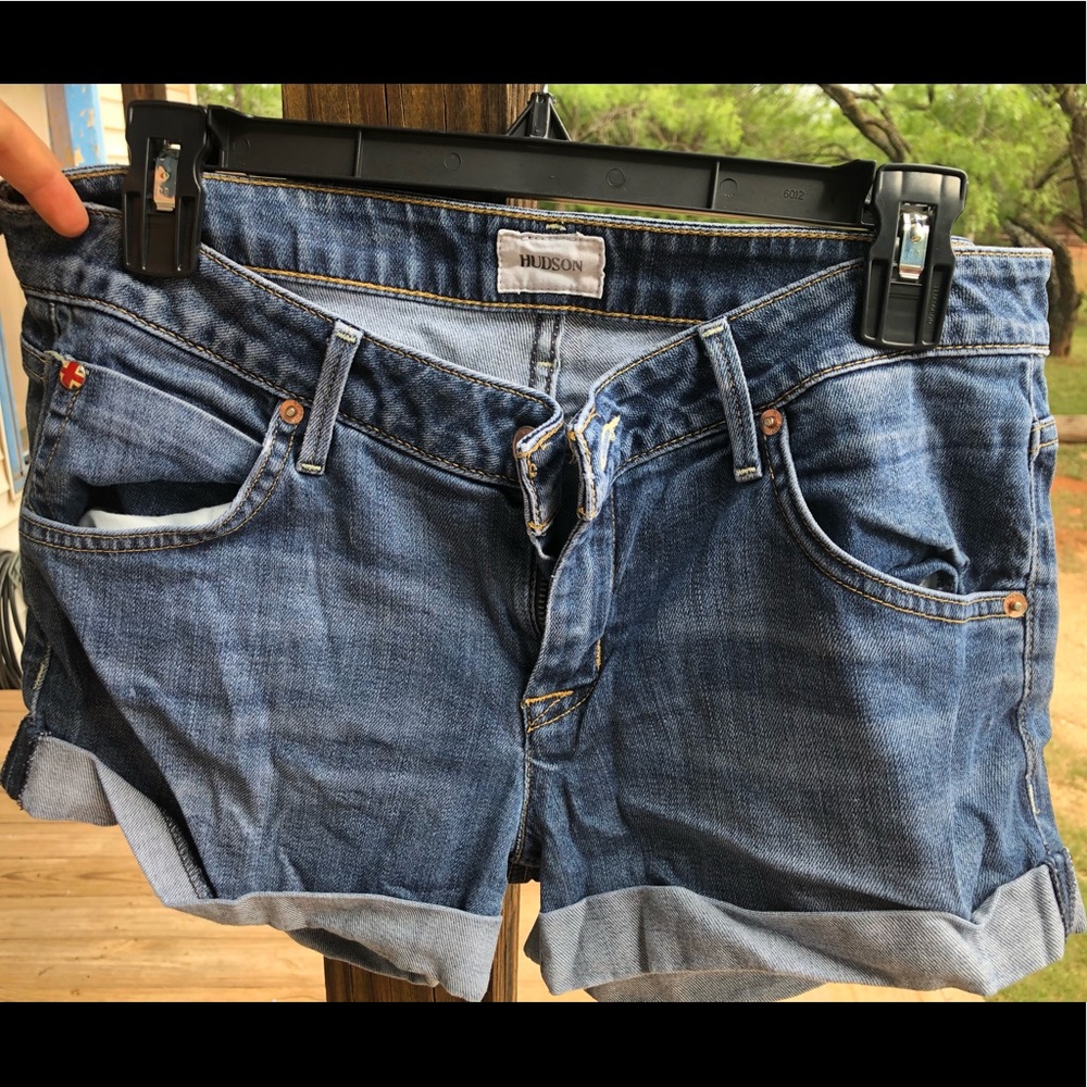 hudson denim shorts